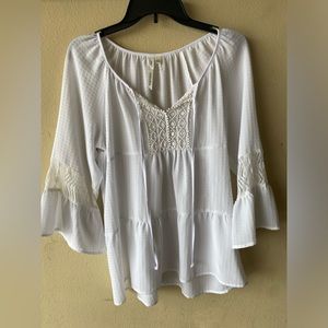 Woman’s white blouse